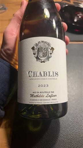 Burgundi Chablis Mathilde Lafleur 2023
