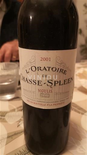 Bordeaux Ospecificerad Château Chassespleen L'Oratoire de Chasse-Spleen 2001