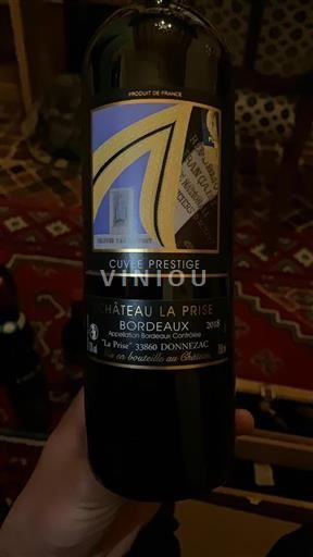 Burdeos Bordeaux Château La Prise Prestige 2018