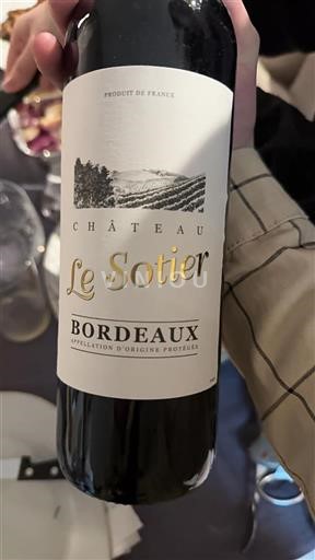 Bordeaux Château Le Sotier Ikke årgangsbestemt