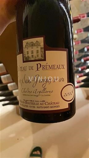 Burgundsko Nespecifikováno Premier Cru Château Premeaux Clos des Argilli%c3%a8res 2018