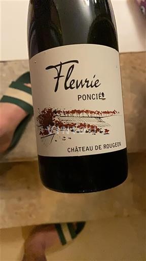 Beaujolais Fleurie. Grand Cru Rougeon Poncif Ohne Jahrgang