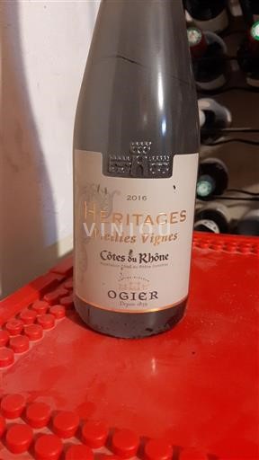 Valle del Ródano Côtes del Ródano Domaine Ogier Héritages Vieilles Vignes 2016