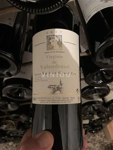 Bordeaux Saint-Émilion Grand Cru Virginie De Valandraud 2017