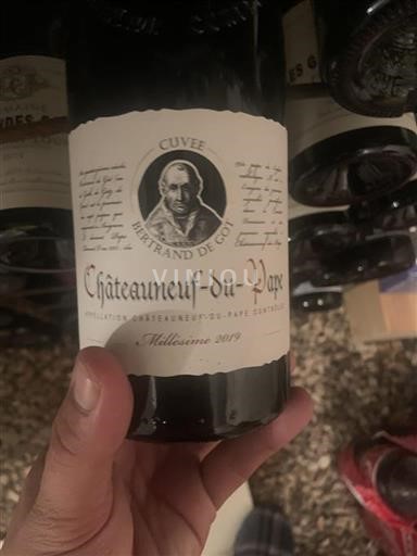 Valle del Rodano Châteauneuf-du-Pape Bertrand De Got 2019