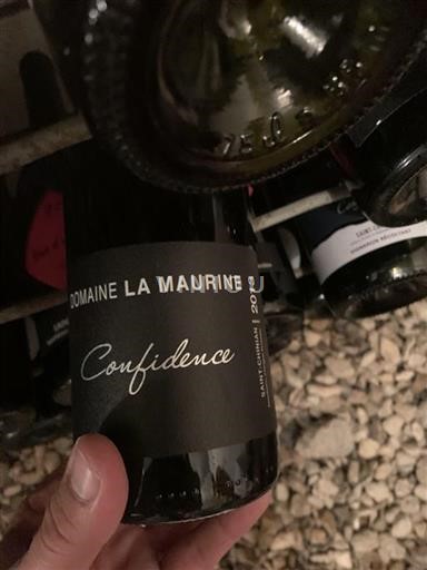 Languedoc Saint-Chinian Domaine La Maurine Confidence 2013