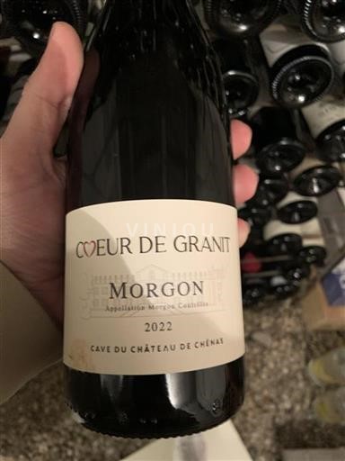 Beaujolais Morgon Château Cave Du De Chénas Cœur de Granit 2022