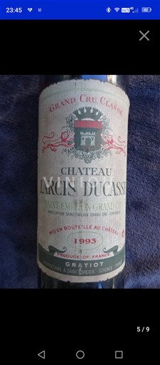 Burdeos Saint-Émilion Gran Cru Grand Cru Château Larcis Ducasse 1993