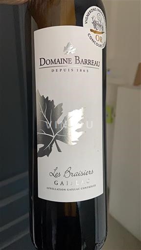 Sudoeste Gaillac Domaine Barreau Les brasiers 2022
