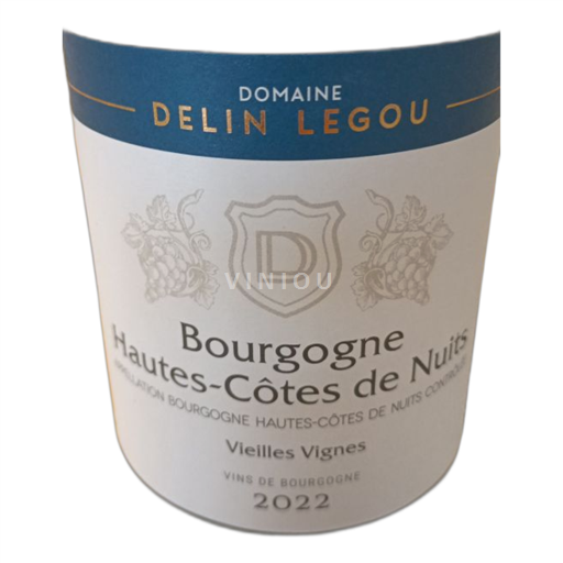Vin Rouge sec Vieilles Vignes Domaine Delin-Légoux 2022 France Bourgogne Hautes Côtes de nuits AOC