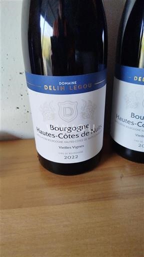 Burgundija Hautes Côtes de Nuits Delin Legou Vieilles Vignes 2022