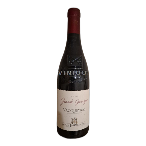Rhône Valley Vacqueyras Alain Jaume Grande Garrigue 2014