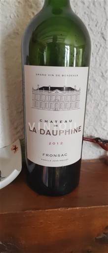 Bordeaux Fronsac Château La Dauphine 2012