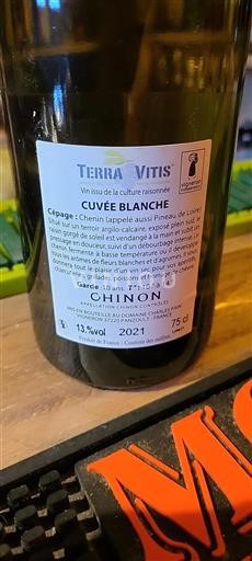Údolí Loiry Chinon Charles Pain Blanche 2021
