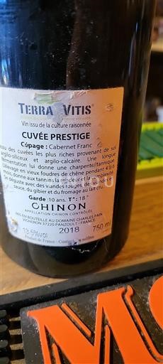 Údolí Loiry Chinon Charles Pain Prestige 2018