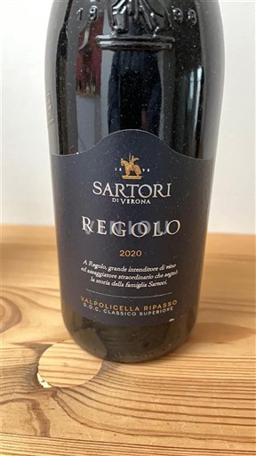 Vénétie Valpolicella Ripasso Sartori Di Verona Regolo 2020