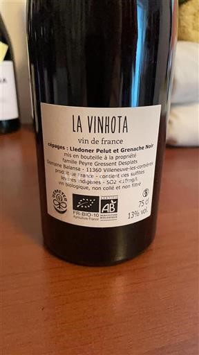 Languedoc ja Roussillon Määrittelemätön Domaine Balansa La Vinhota 2023