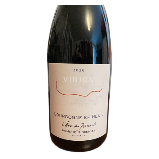 Borgogna Bourgogne Epineuil Grand Cru Dominique Gruhier L'Âme du Dannots 2020