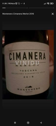 Toscana Non specificato Montenero Cimanera 2016