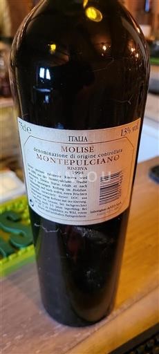 Molise No especificado Riserva 1998