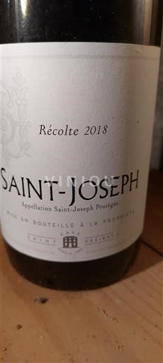 Vale do Ródano Saint-Joseph Cave De Saint Desirat 2018