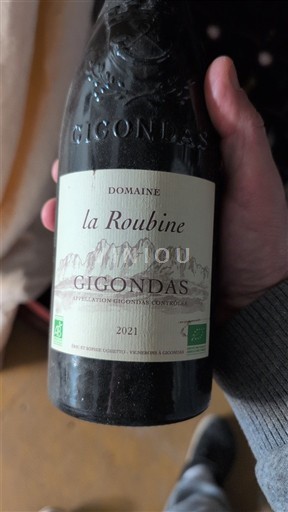 Rhônen laakso Gigondas Domaine La Roubine 2021
