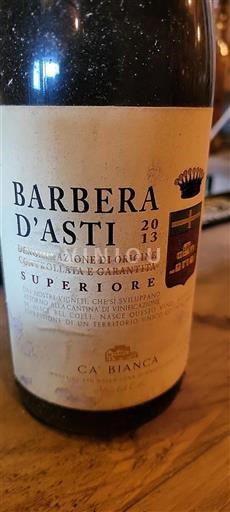 Piemonte Barbera d'Asti Ca' Bianca Superiore 2013