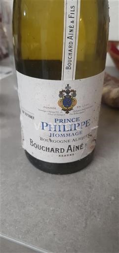 Borgoña Borgoña-Aligoté Bouchard Aîné & Fils Prince Philippe Hommage 2019