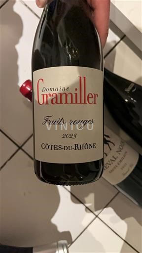Rhône Valley Côtes du Rhône Domaine Gramiller Fruits rouges 2023