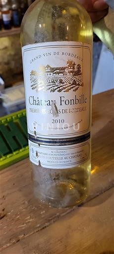 Bordeaux Premières Côtes de Bordeaux Château Fonbille 2010