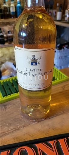 Bordeaux Sauternes Château Bastorlamontagne 2010