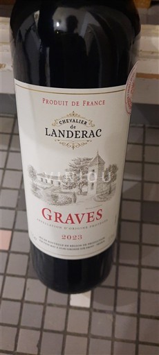 Bordeaux Graves Chevalier De Landerac 2023