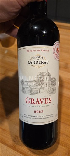 Bordeaux Graves Chevalier De Landerac 2023