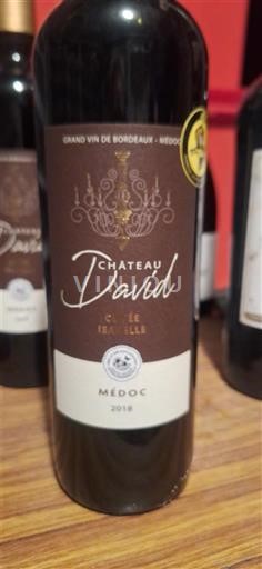 Vin Rouge sec Château David 2018 France Bordeaux Médoc AOC
