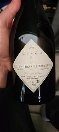 Loirevallei Saint-Nicolas-De-Bourgueil Earl Jérôme Delanoue Réserve Louis 2022