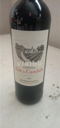 Viner Rouge sec Roc De Candale 2020 Frankrike Bordeaux Saint-Émilion Grand Cru AOC Grand Cru