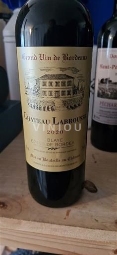 Bordeaux Blaye-côtes-de-bordeaux Château Labrousse 2020
