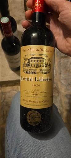 Bordeaux Blaye-Côtes-de-Bordeaux Château Labrousse 2020