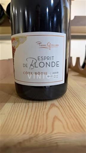 Rhônevallei Côte-rôtie Pierre Gaillard Esprit de Blonde 2016