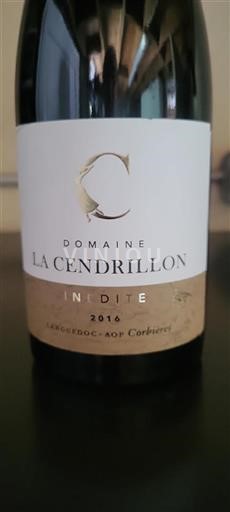 Langvedok Corbières Domaine La Cendrillon Inédite 2016