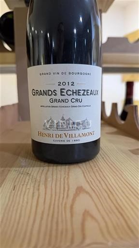 Borgoña Grands-échézeaux Grand Cru Henri De Villamont 2012