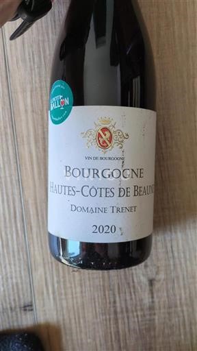 Bourgogne Hautes Côtes de Beaune Domaine Trenet 2020