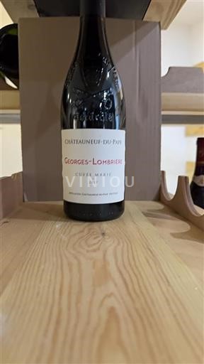 Vale do Ródano Châteauneuf-du-Pape Georges Lombriere Marie 2017