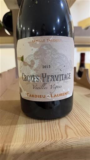 Rhône-dalen Crozes-Hermitage Tardieu Laurent Vieilles Vignes 2015