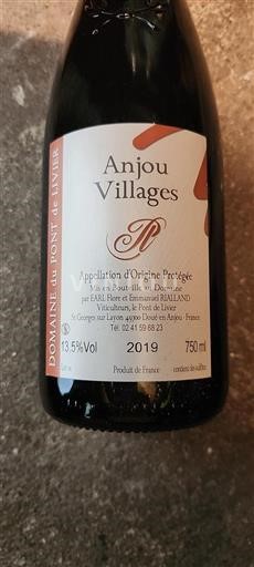 Loirevallei Anjou Villages Domaine Pont De Livier 2019