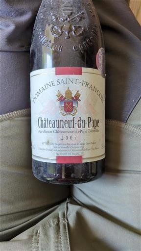 Vallée du Rhône Châteauneuf-du-pape Domaine Saintfrançois 2007