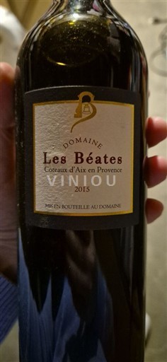 Provenza Coteaux de Aix en Provenza Les Béates 2015