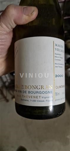 Burgundija Mâcon in Mâcon-villages Domaine La Bongran Quintaine 2000