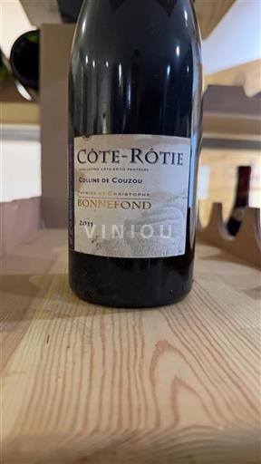 Rhônen laakso Côte-rôtie Bonnefond Colline de Couzou 2011