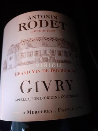 Bourgondië Givry Antonin Rodet Niet-geïntegreerd